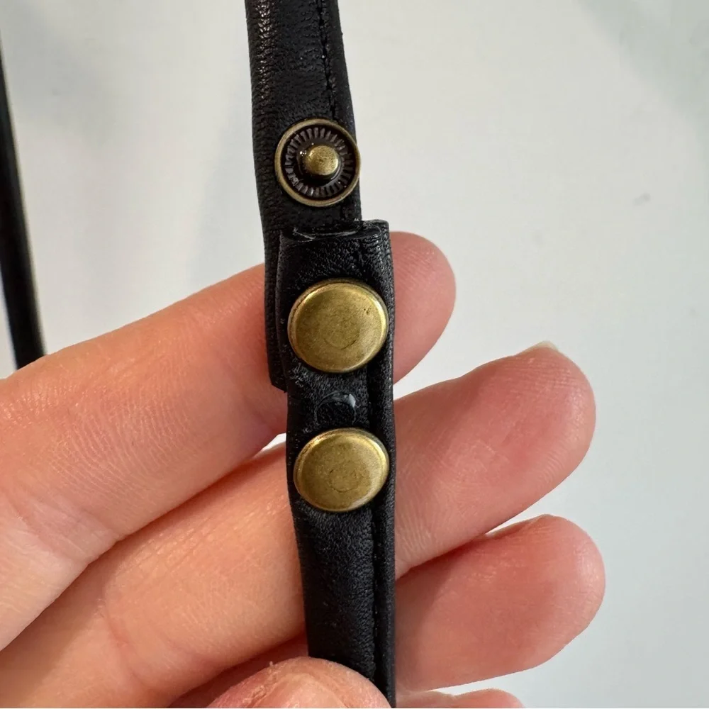 Fossil Tri‎ Fold Black Leather Wallet Bag